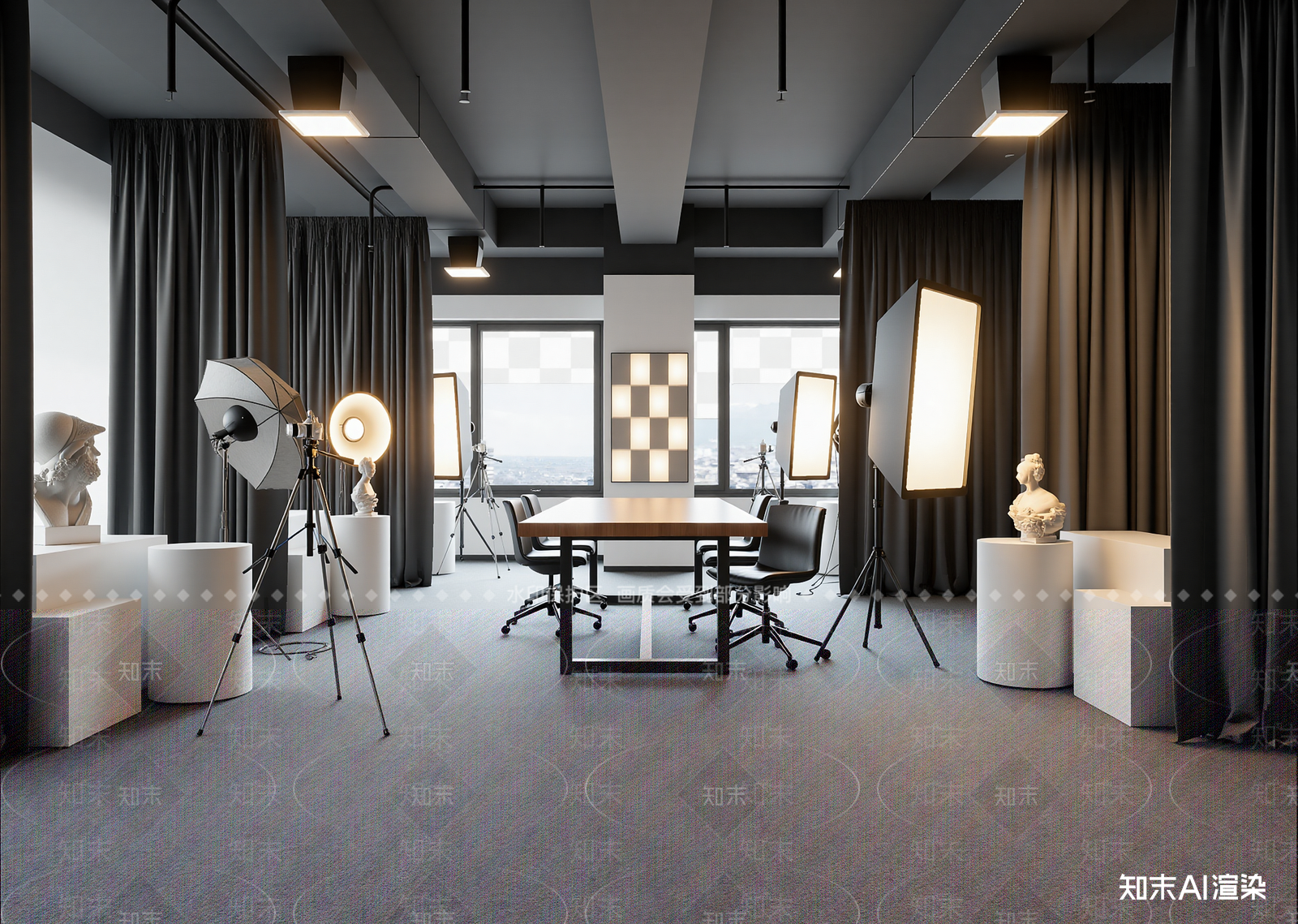 工业风其他展厅3D模型下载【ID:1214591676】