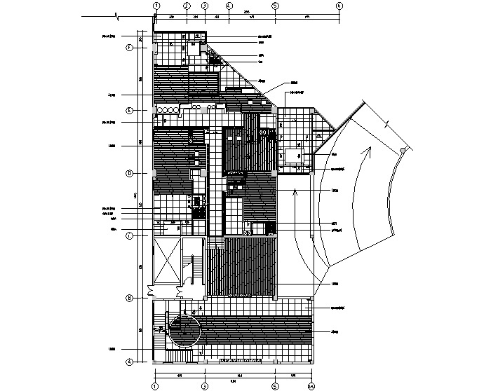 泰式风格SPA会所空间设计施工图（附效果图）cad施工图下载【ID:160430115】