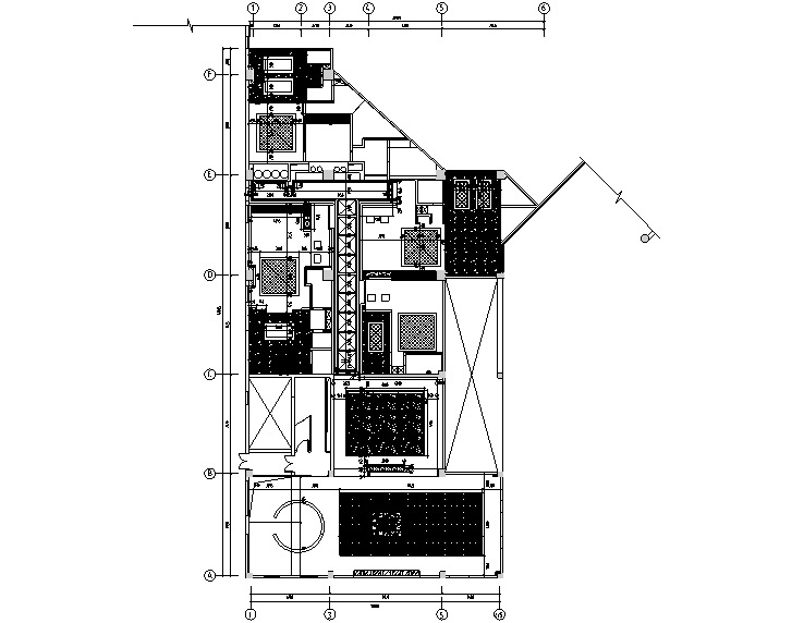 泰式风格SPA会所空间设计施工图（附效果图）cad施工图下载【ID:160430115】