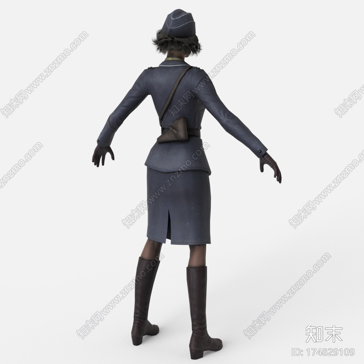 维奥莱特(SS服装)来自天鹅绒刺客3DCG模型下载【ID:174829109】