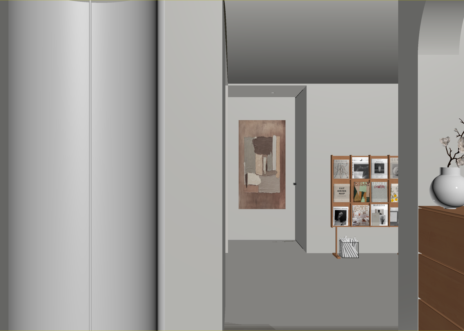 现代玄关3D模型下载【ID:1214996359】