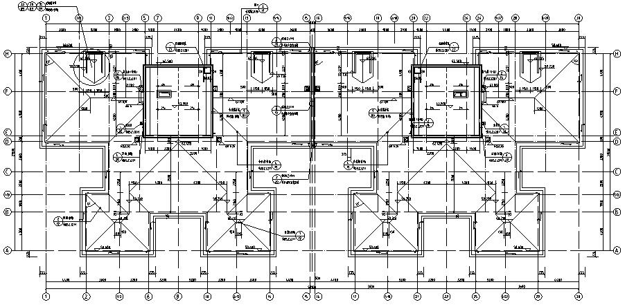 [湖北]商贸城居住小区住宅楼施工图（CAD）施工图下载【ID:167913110】