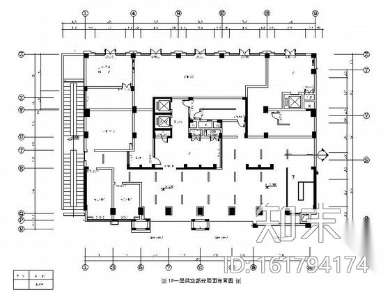 [杭州]省级开发区高档现代办公楼门厅及电梯厅装修施工图施工图下载【ID:161794174】