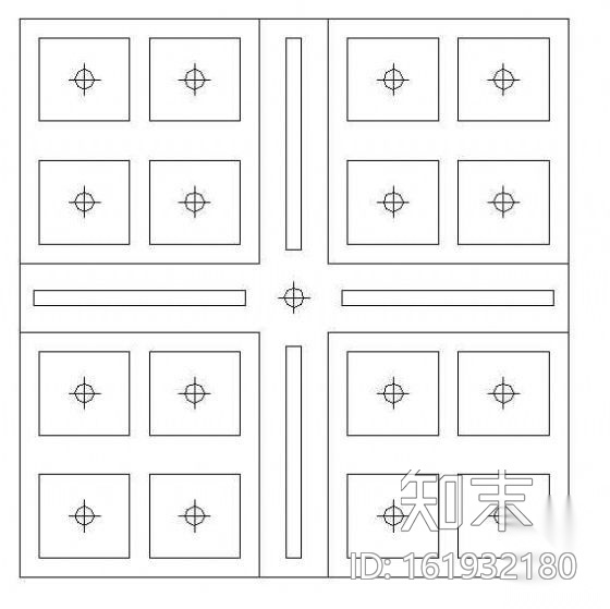 西式天花cad施工图下载【ID:161932180】