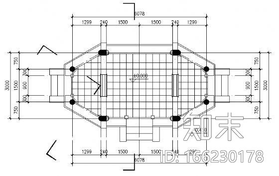 古建亭子建筑方案图系列cad施工图下载【ID:166230178】