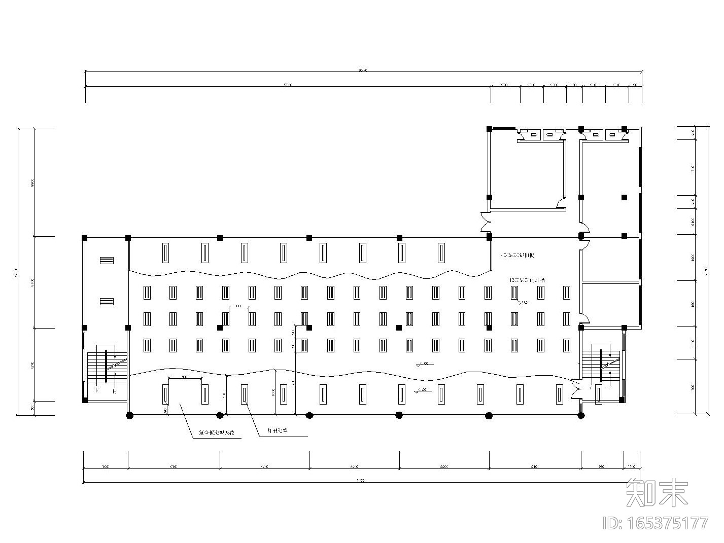 [南宁]某高校食堂装修全套施工图（附效果图）施工图下载【ID:165375177】