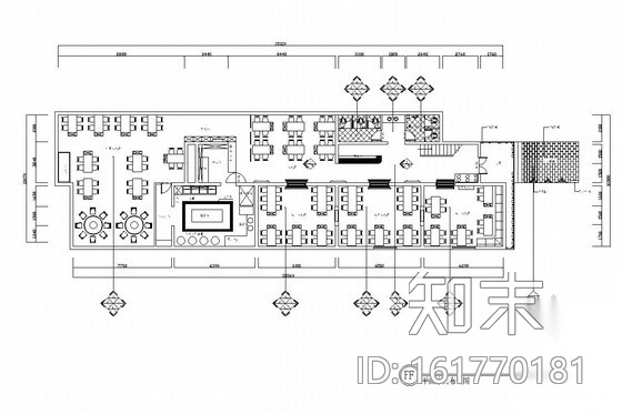 [重庆]全国连锁加盟特色火锅店室内施工图（含效果图）施工图下载【ID:161770181】