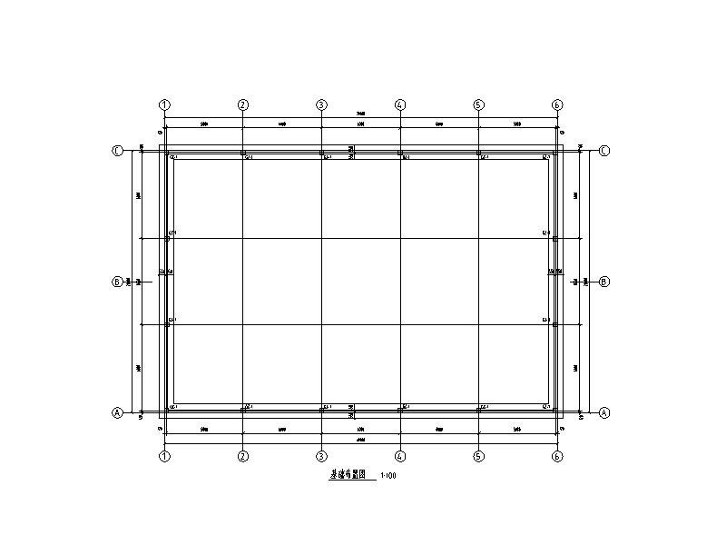 奶牛养殖场施工图(牛棚/草棚/消毒池等）施工图下载【ID:160916135】