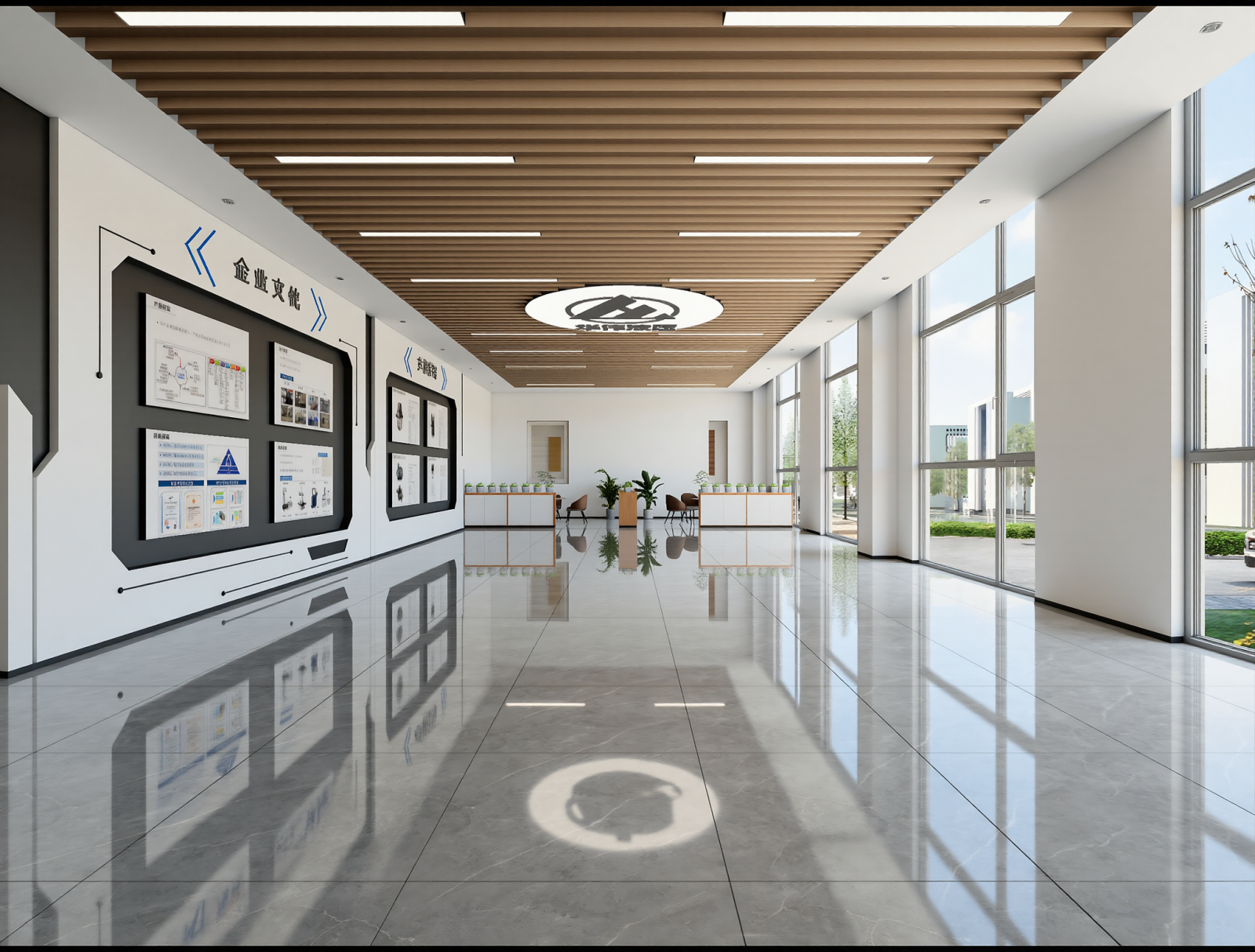 现代企业文化展厅3D模型下载【ID:1215064300】