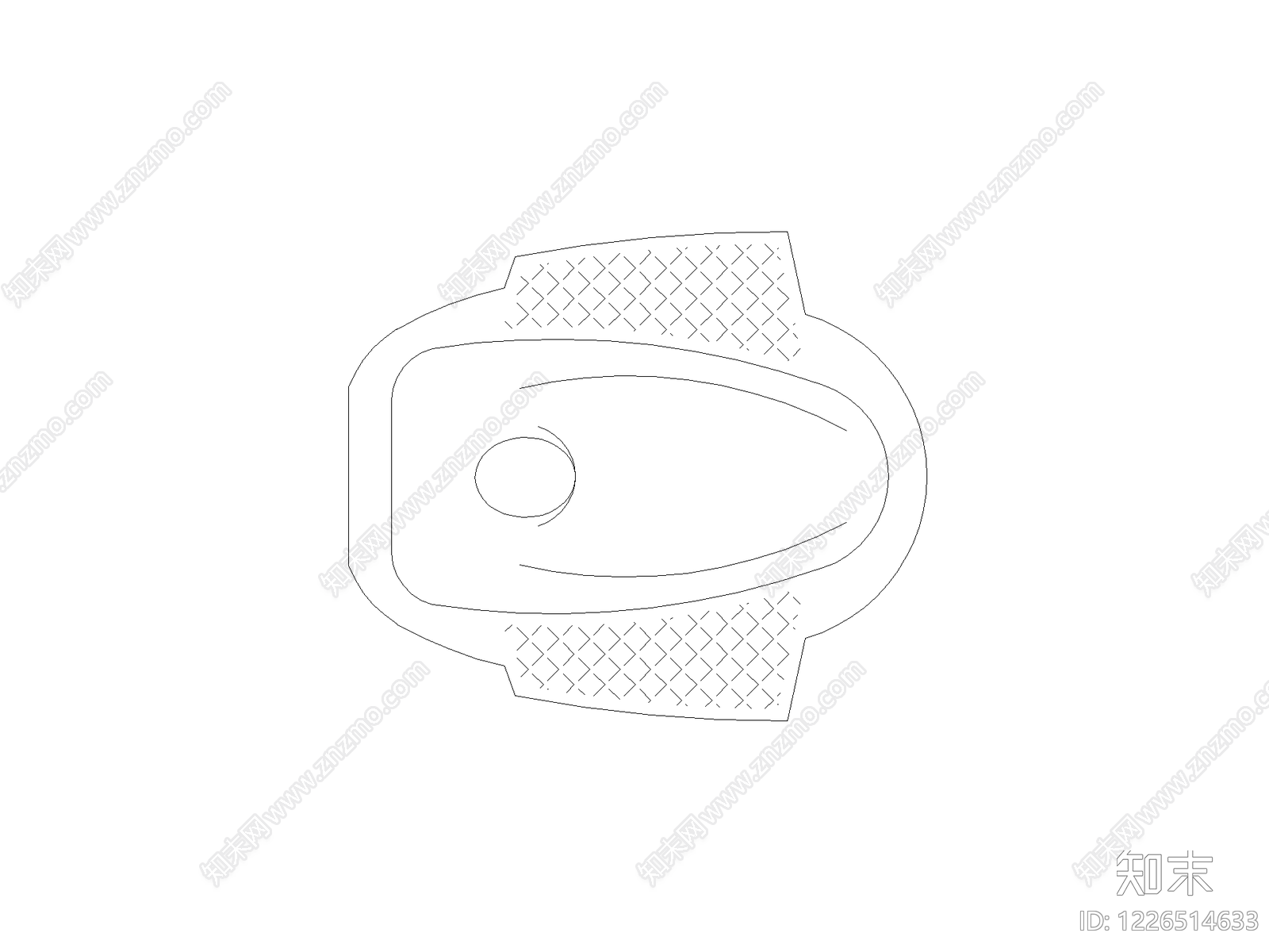 现代开关插座CAD图纸