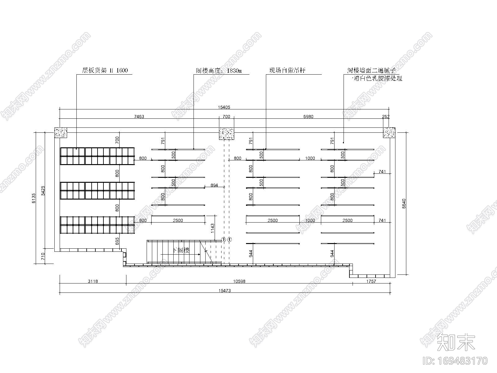 钢结构隔层施工图结构图大样图cad施工图下载【ID:169483170】