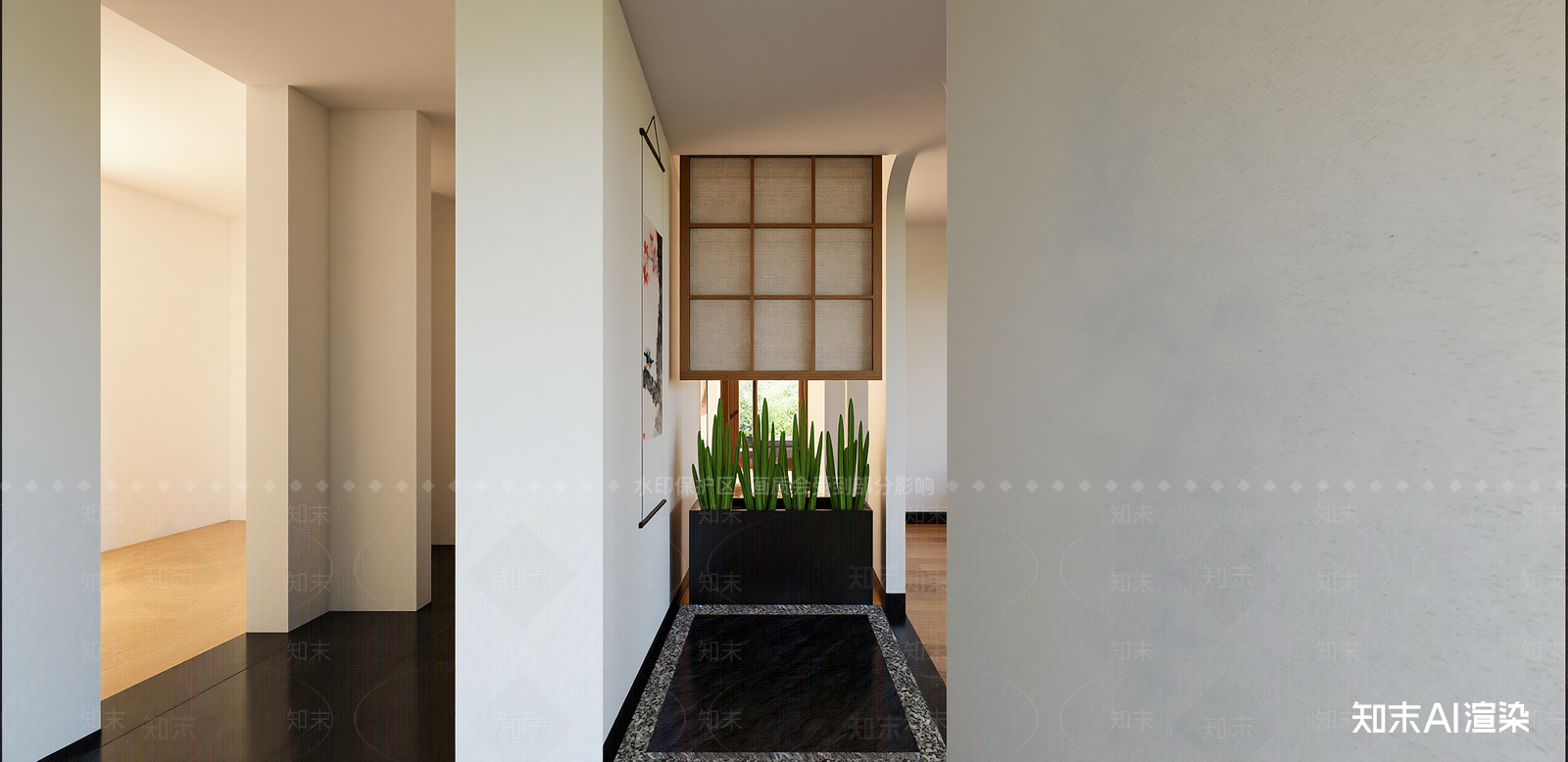 新中式茶馆SU模型下载【ID:1215959945】