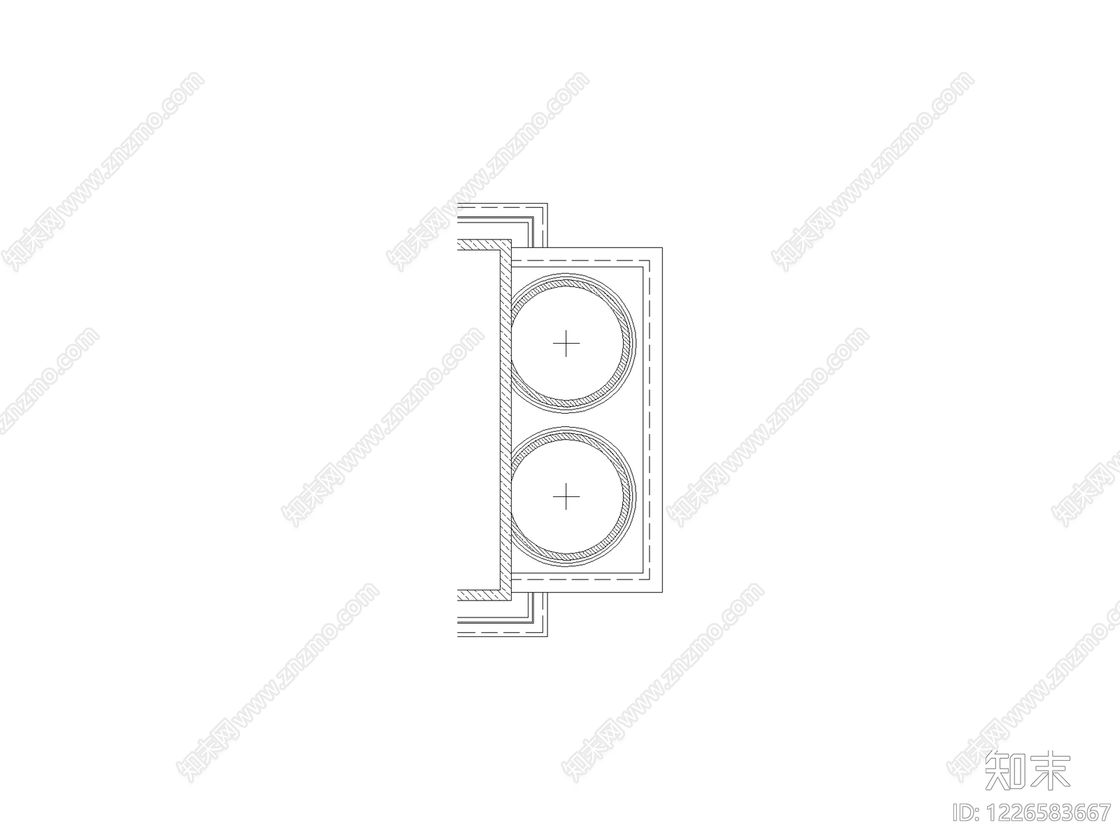 开关插座CAD图纸