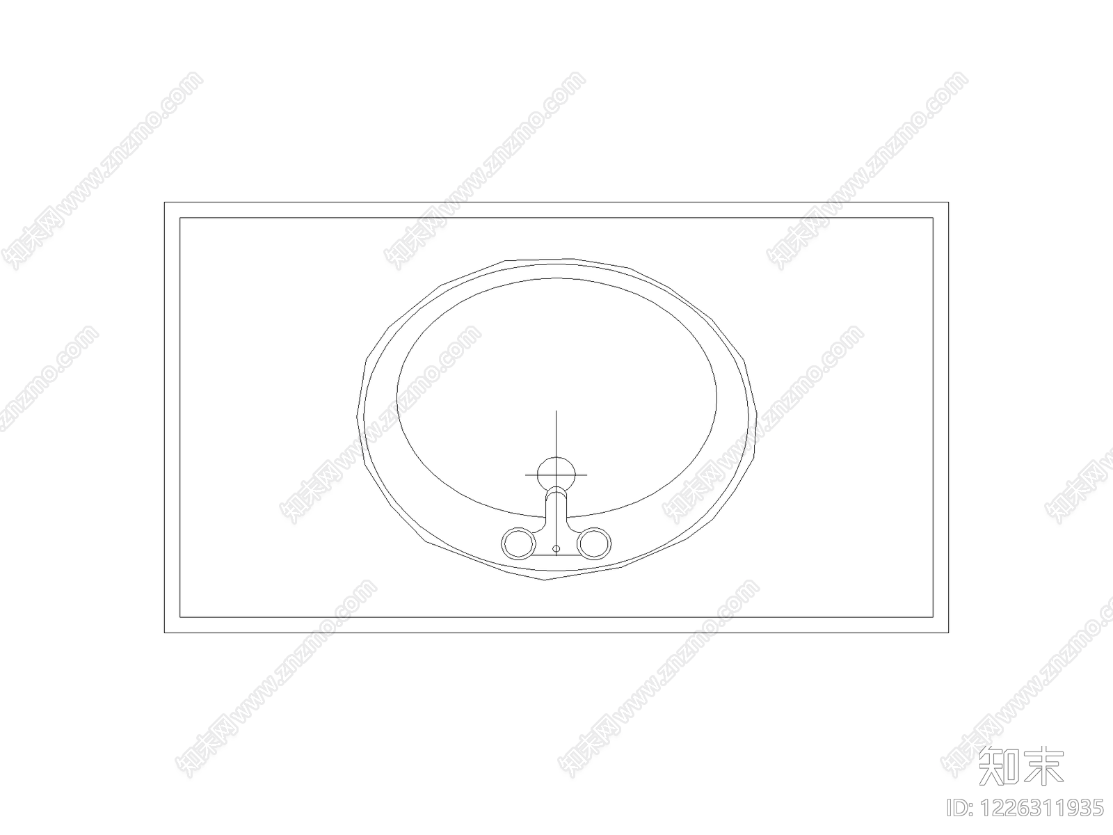 卫浴设施CAD图纸