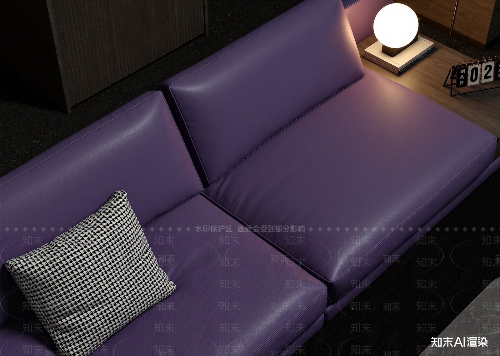 现代双人沙发3D模型下载【ID:1214681965】