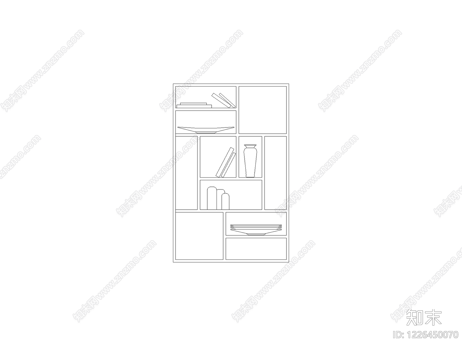 柜子cad施工图下载【ID:1226450070】