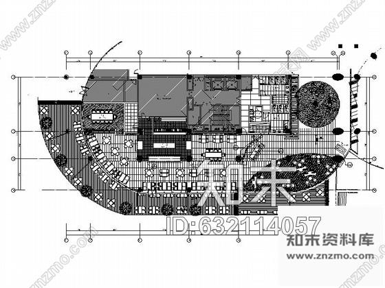 施工图福建豪华游艇会所自助餐厅装修设计施工图cad施工图下载【ID:632114057】