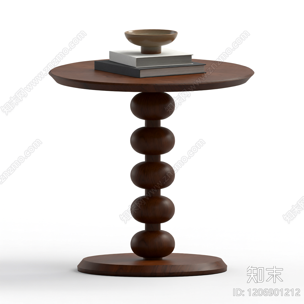 球形柱茶几3D模型下载【ID:1206901212】