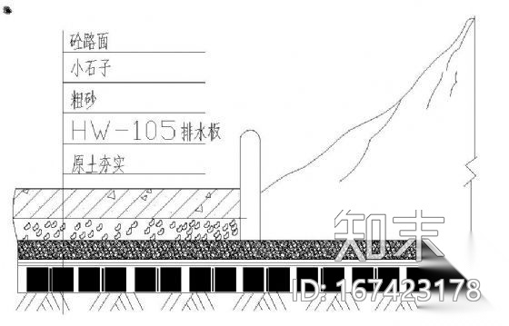 屋顶花园排水大样图cad施工图下载【ID:167423178】