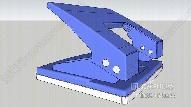 打孔机SU模型下载【ID:931545848】
