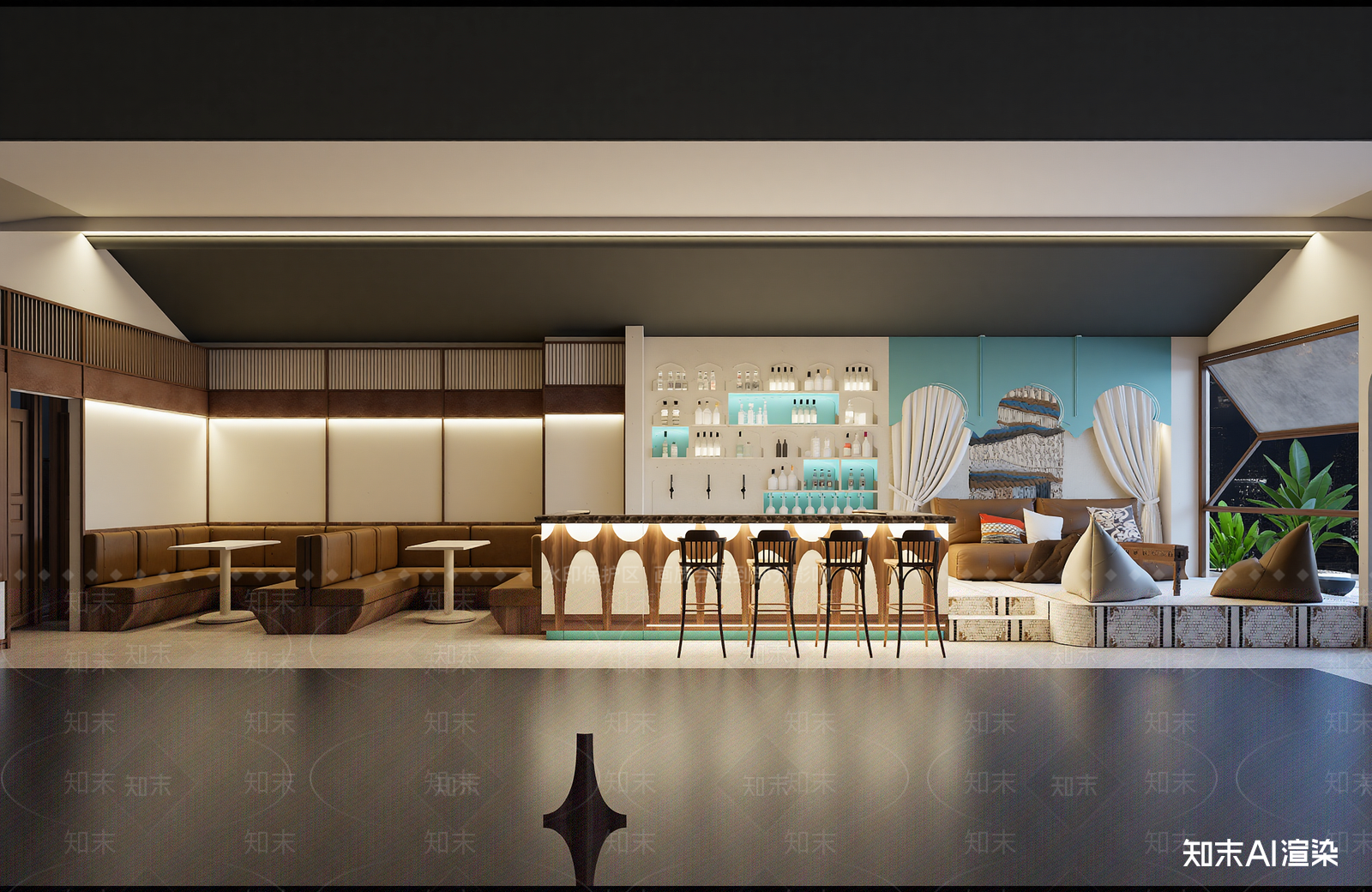 酒吧3D模型下载【ID:1213989049】