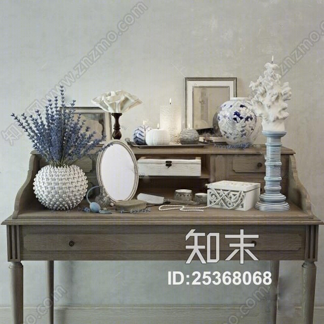 梳妆台3D模型下载【ID:25368068】