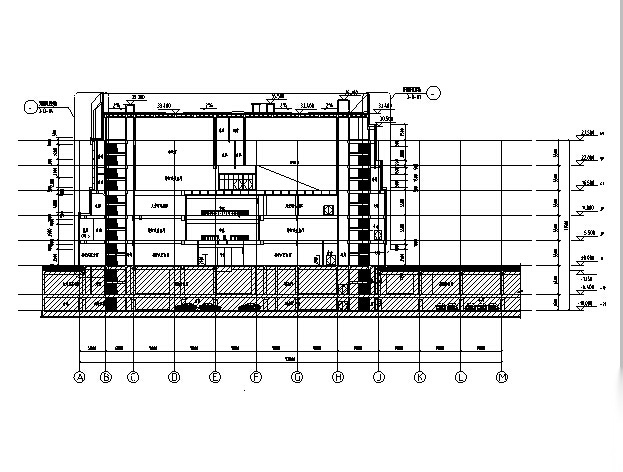 [江苏]高层多动能框剪结构商业街建筑施工图cad施工图下载【ID:151453125】