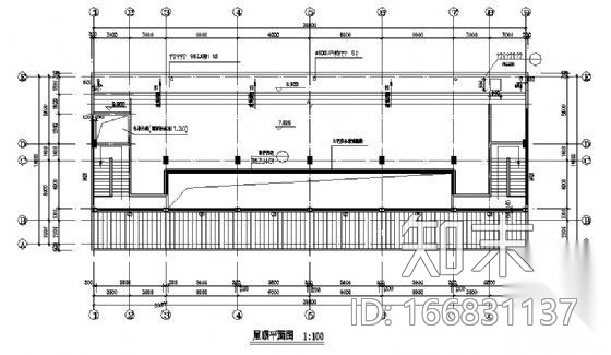 某三层展示楼建筑施工图cad施工图下载【ID:166831137】