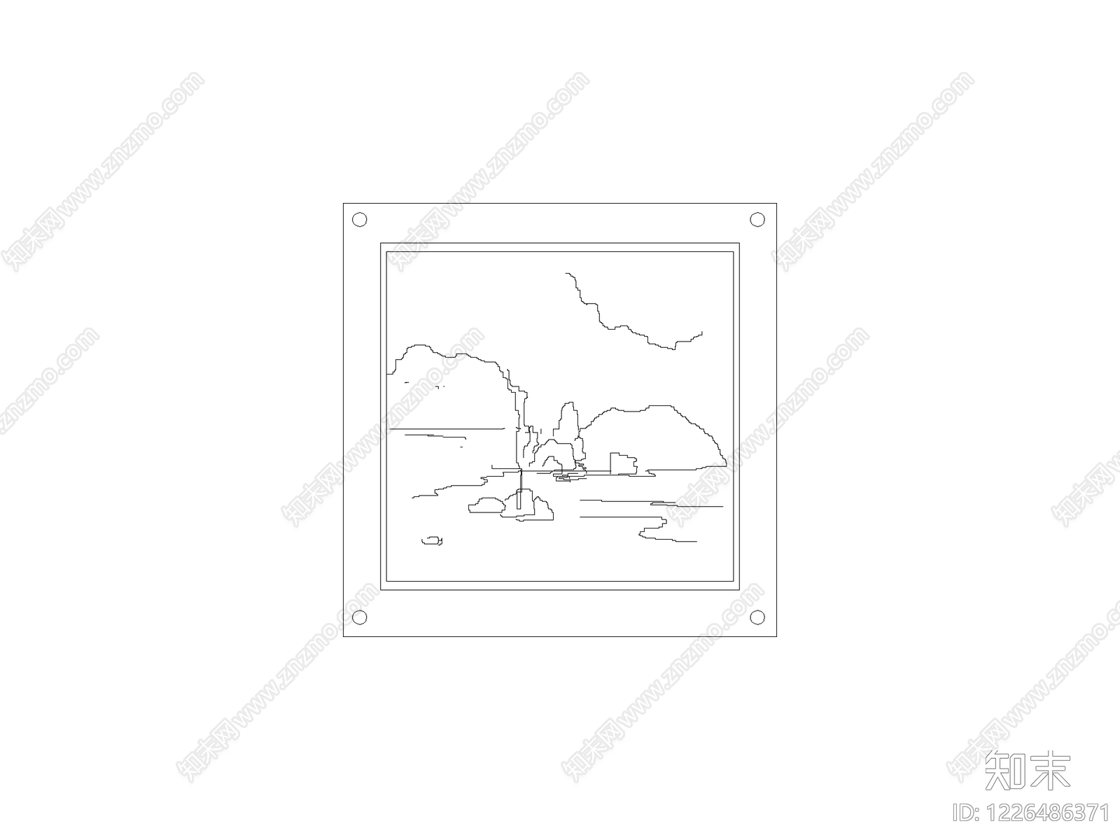 中国地图CAD图纸