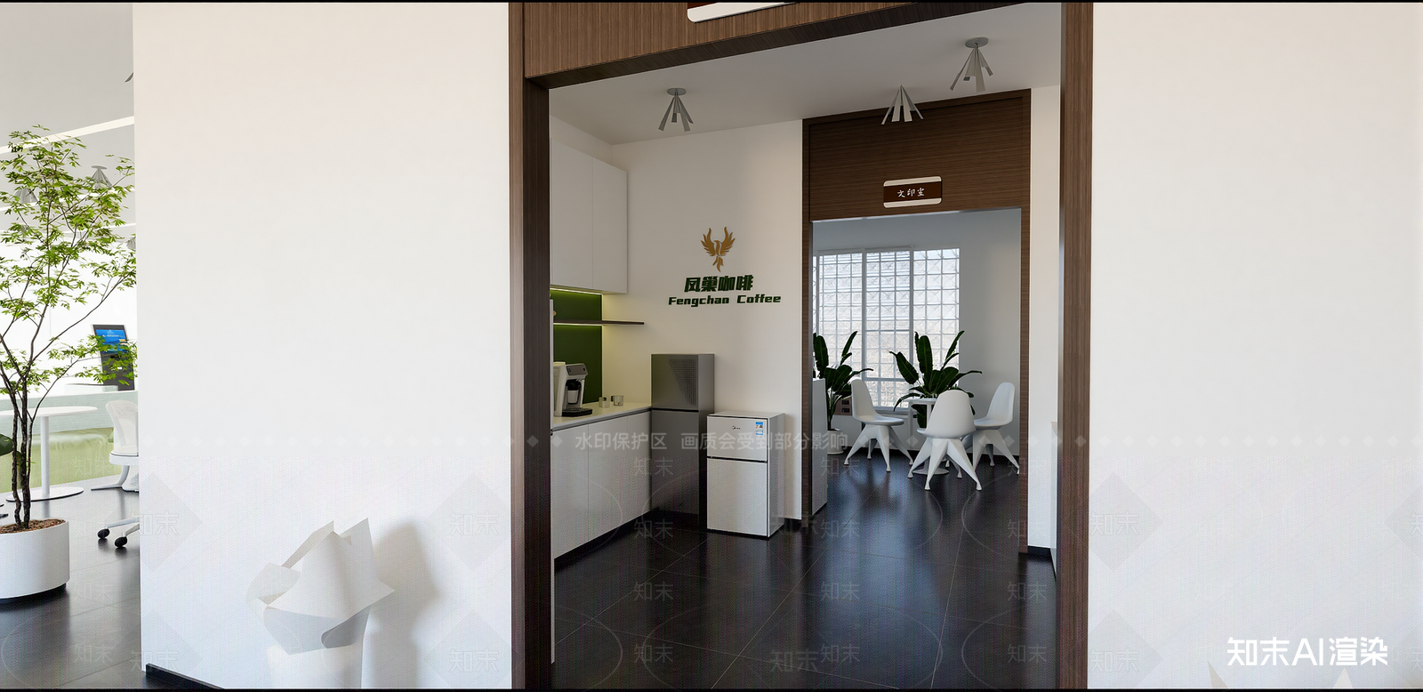 现代办事大厅SU模型下载【ID:1215972144】