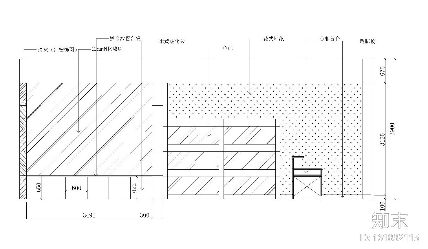 新中式风格酒店室内装修全套施工图（附效果图）cad施工图下载【ID:161832115】