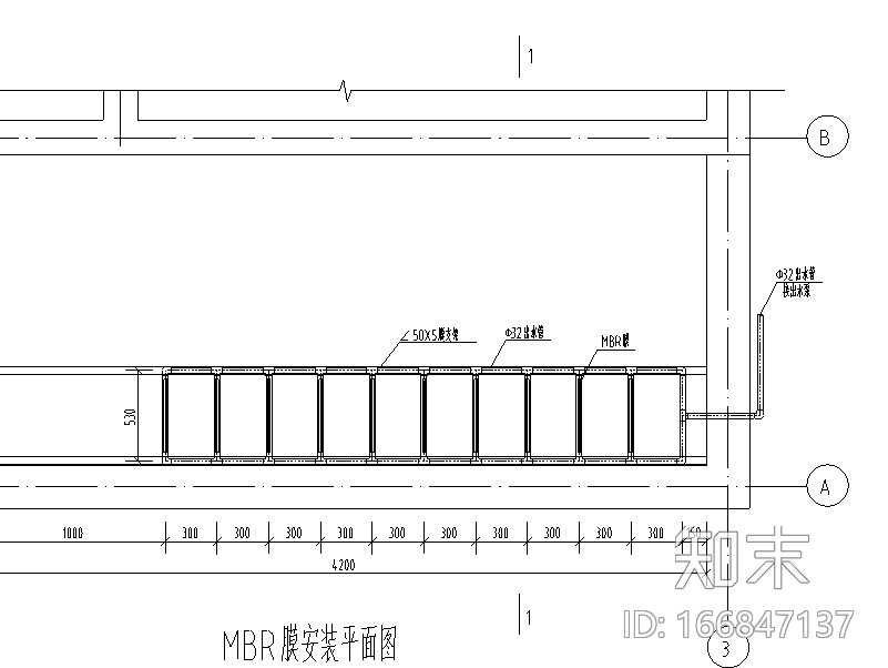 昆明某纤维板厂再生水回用处理站工艺图cad施工图下载【ID:166847137】