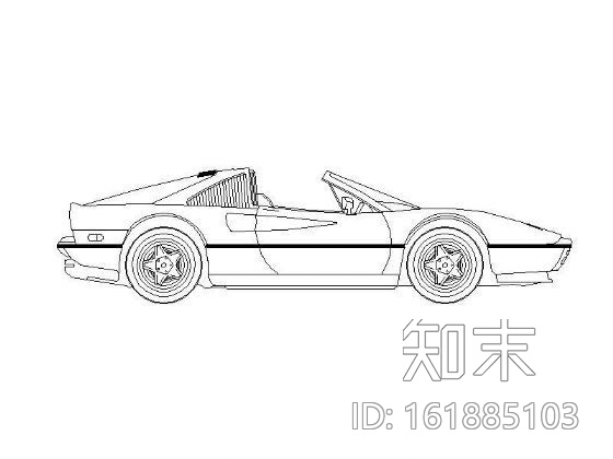 各式车平立面图块全集cad施工图下载【ID:161885103】