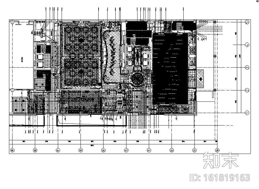 诺富特酒店&会展&商贸中心设计施工图（附效果图）cad施工图下载【ID:161819163】