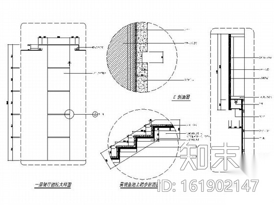 高雅三层别墅室内装修图cad施工图下载【ID:161902147】