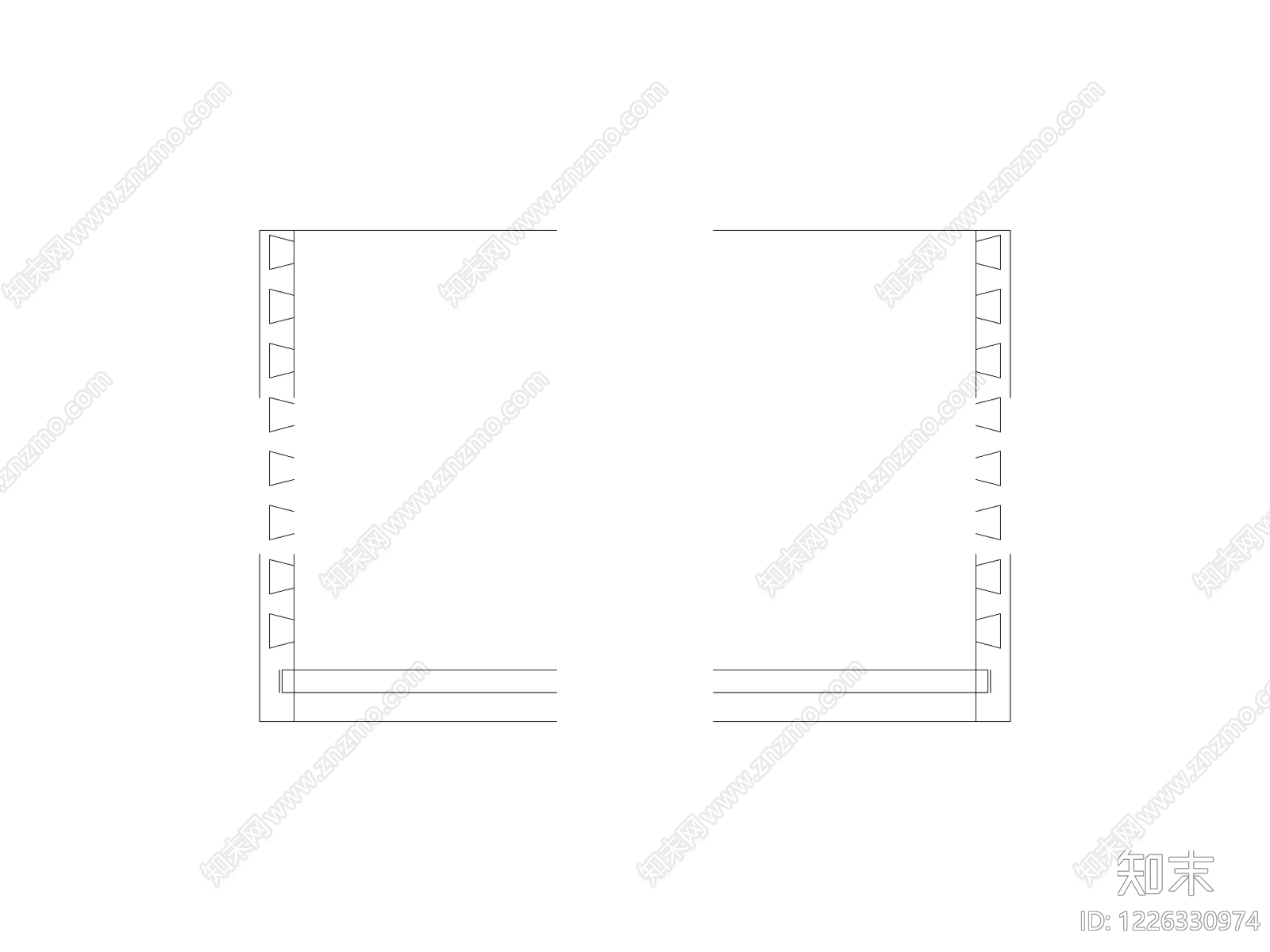 门cad施工图下载【ID:1226330974】