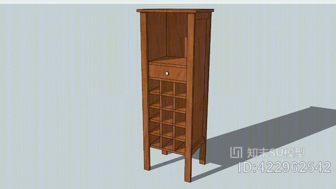 酒架架SU模型下载【ID:422962542】