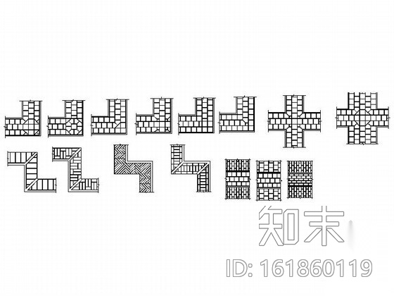 大理石拼花及地毯拼花CAD图块施工图下载【ID:161860119】