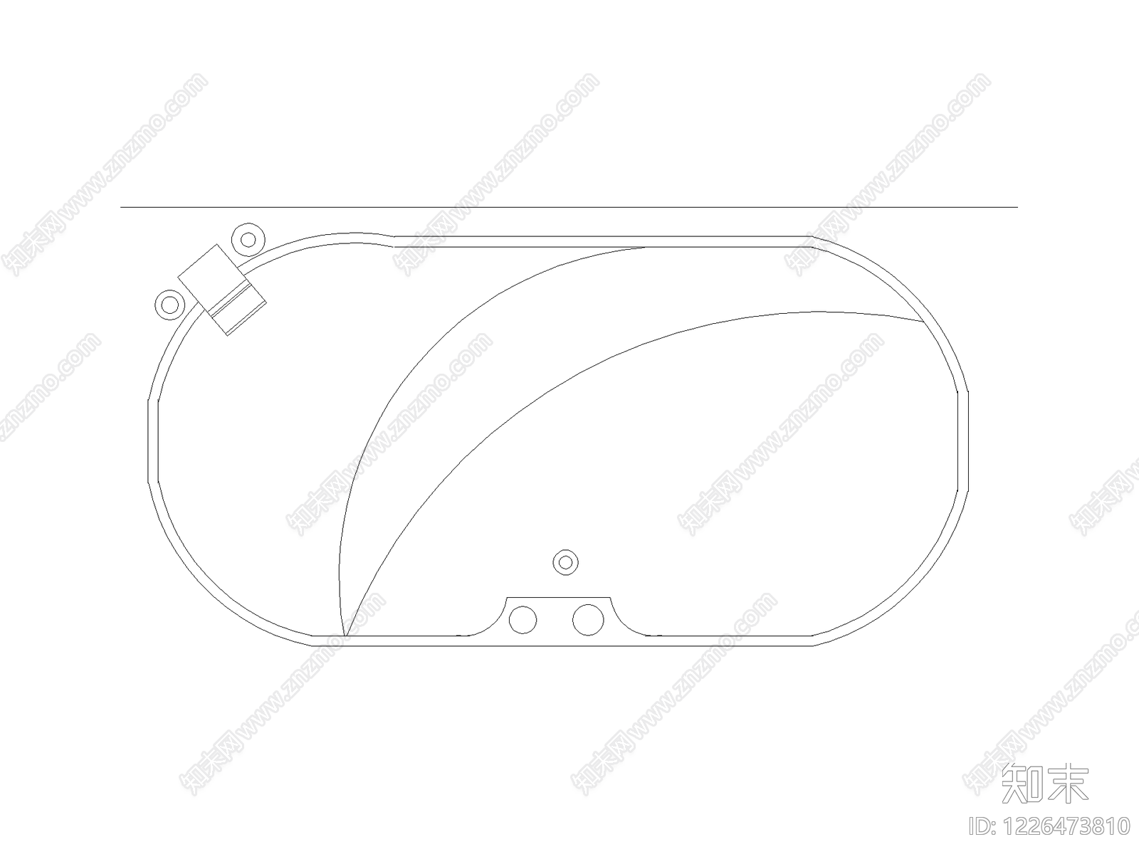 卫浴设施cad施工图下载【ID:1226473810】