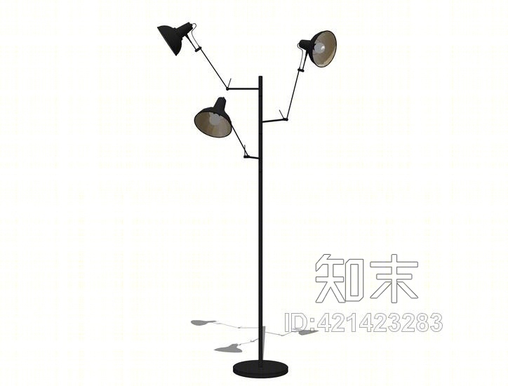 落地灯SU模型下载【ID:421423283】