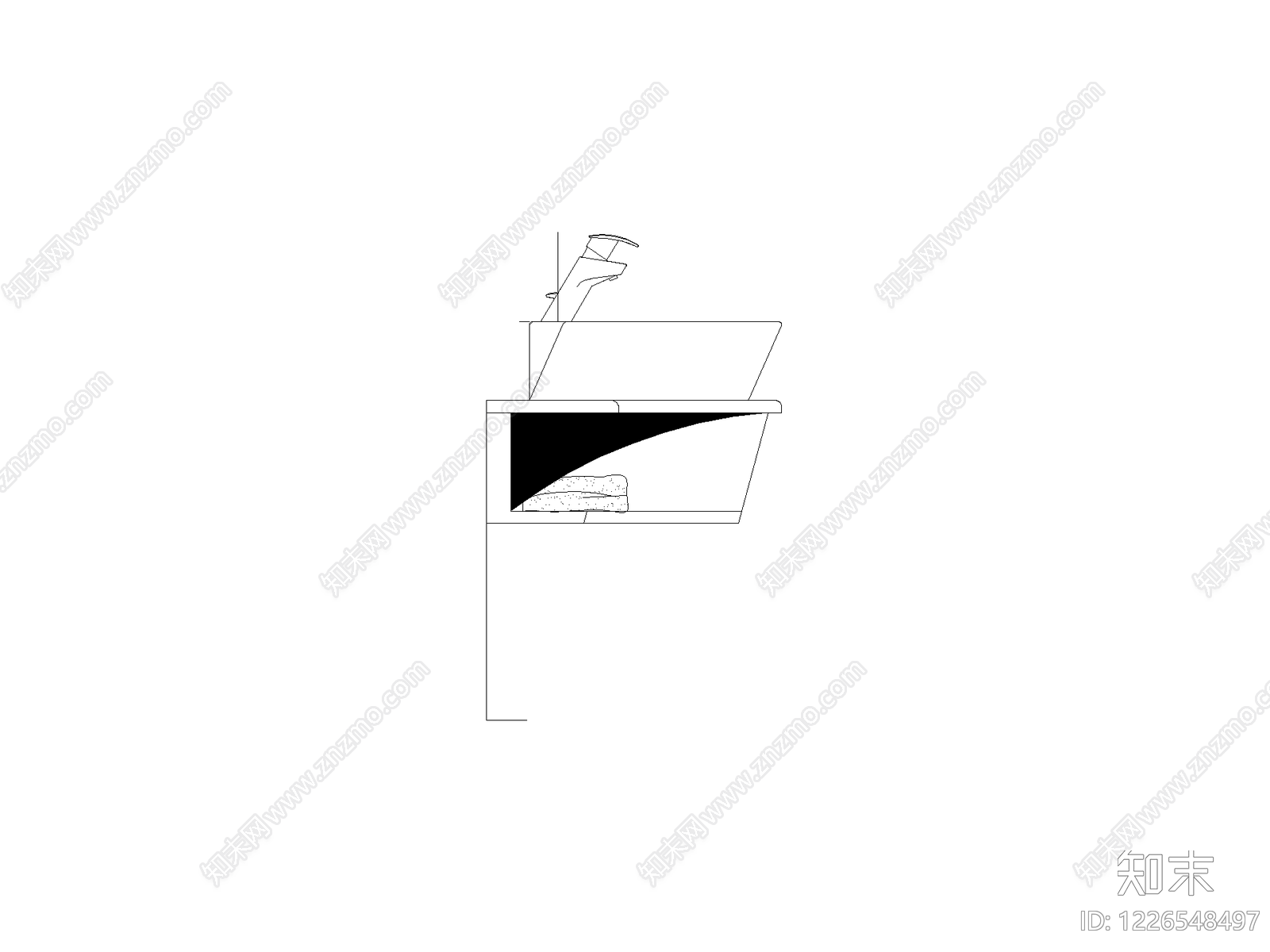 卫浴设施cad施工图下载【ID:1226548497】