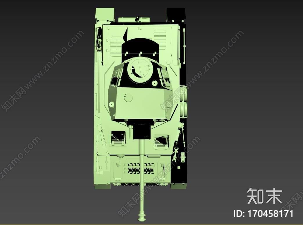 德国坦克3d打印模型下载【ID:170458171】