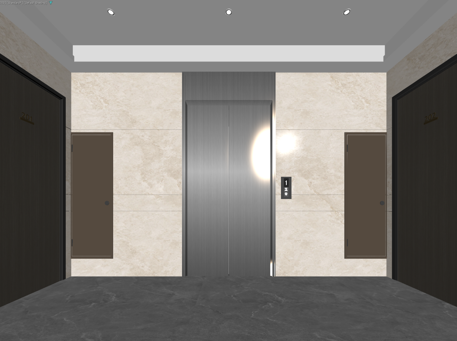 现代玄关3D模型下载【ID:1222011852】