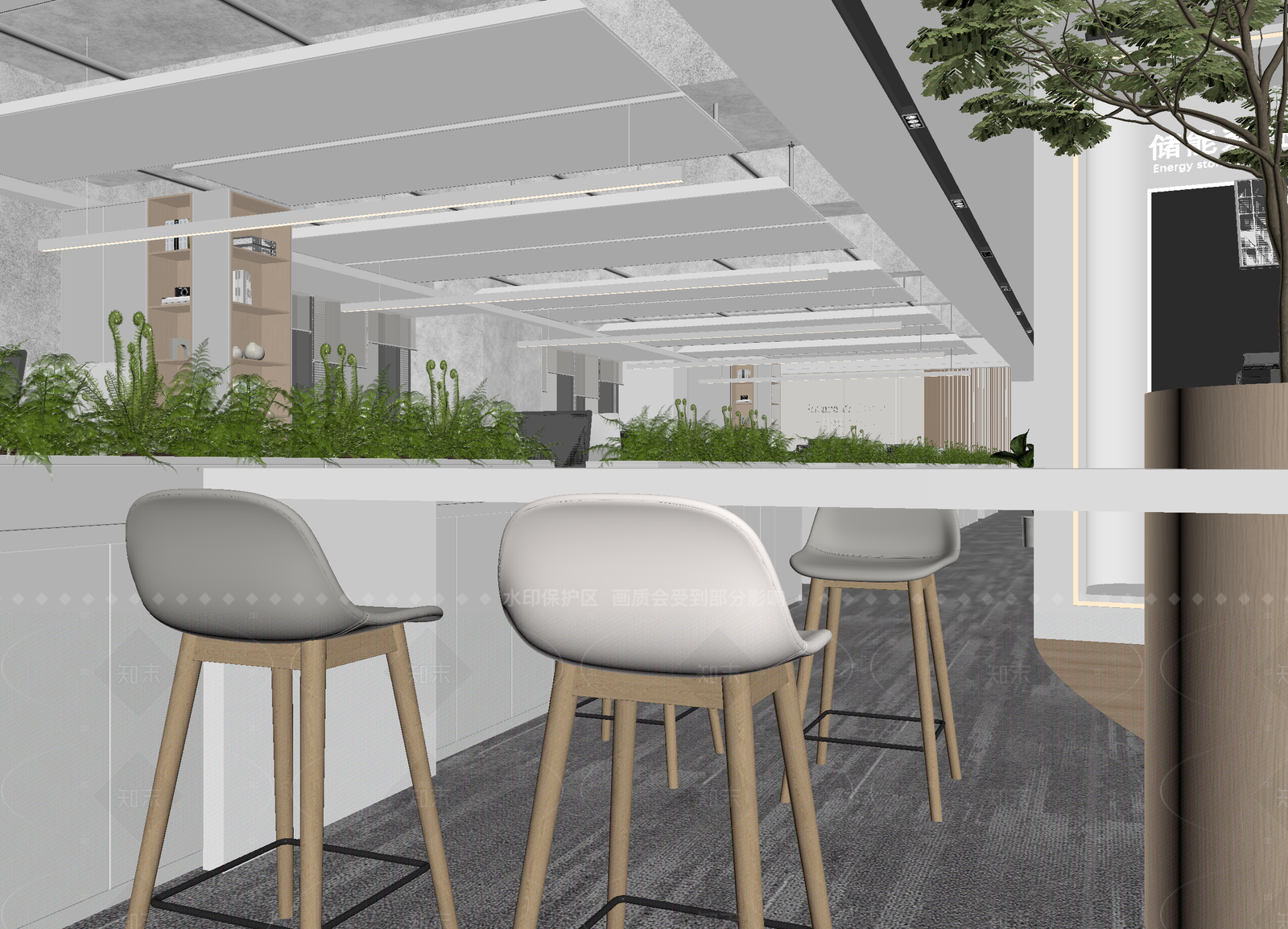 现代茶水间3D模型下载【ID:1214582942】