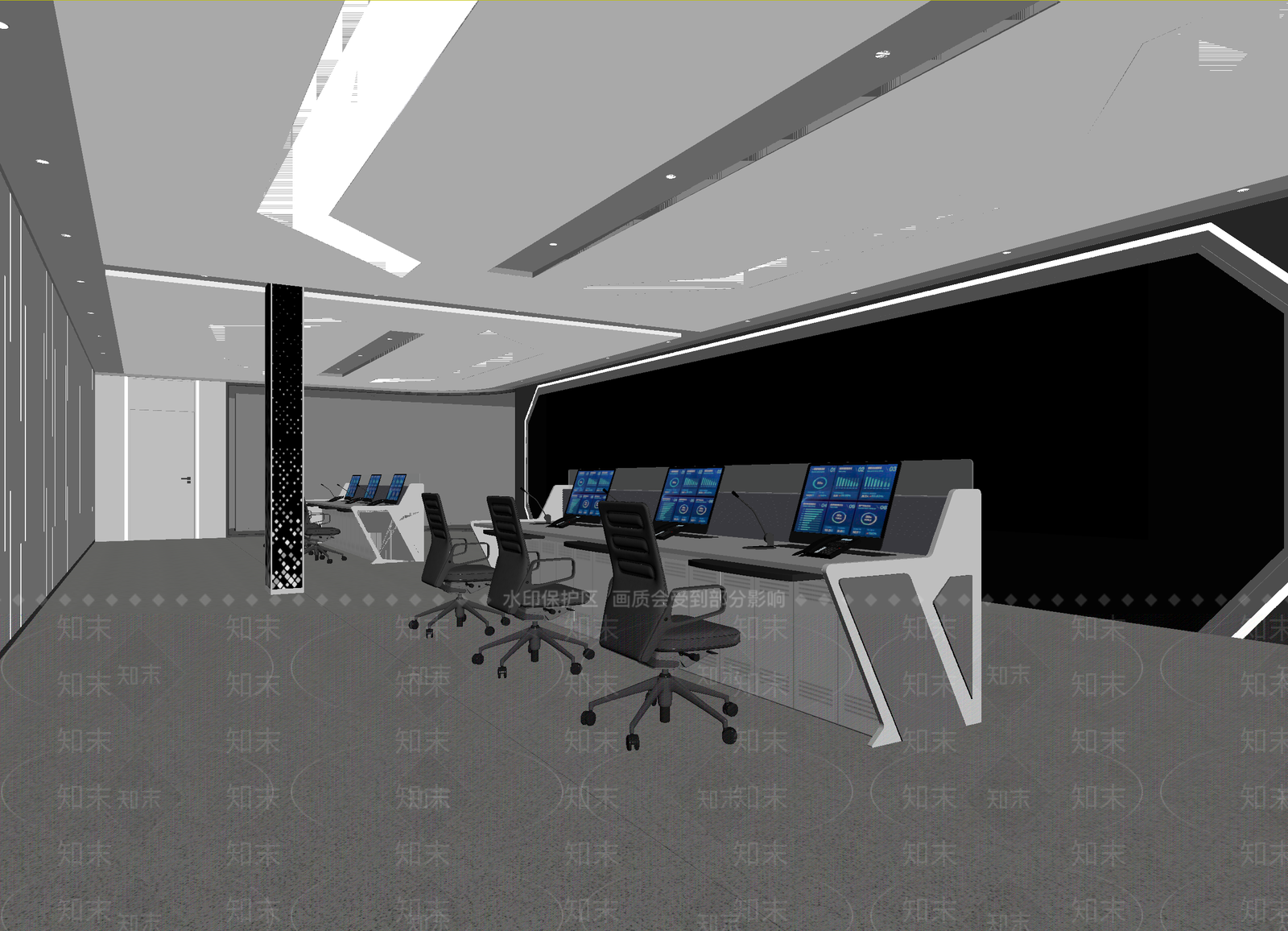 指挥中心3D模型下载【ID:1214022675】