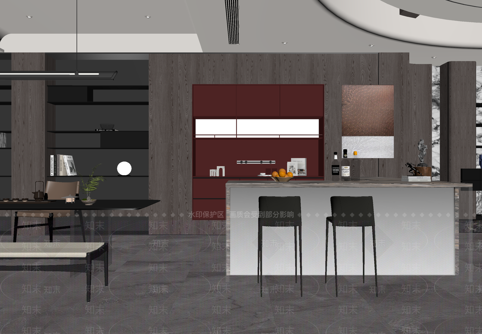 意式酒店大堂3D模型下载【ID:1215191291】