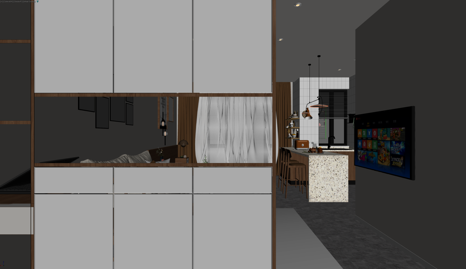 北欧客餐厅3D模型下载【ID:1221623324】