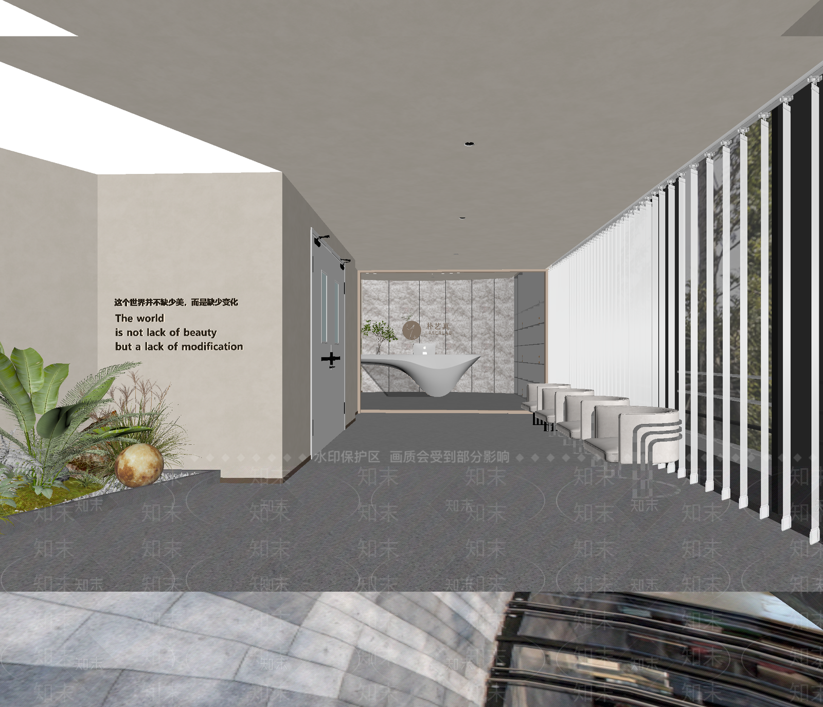 现代接待室3D模型下载【ID:1214448207】