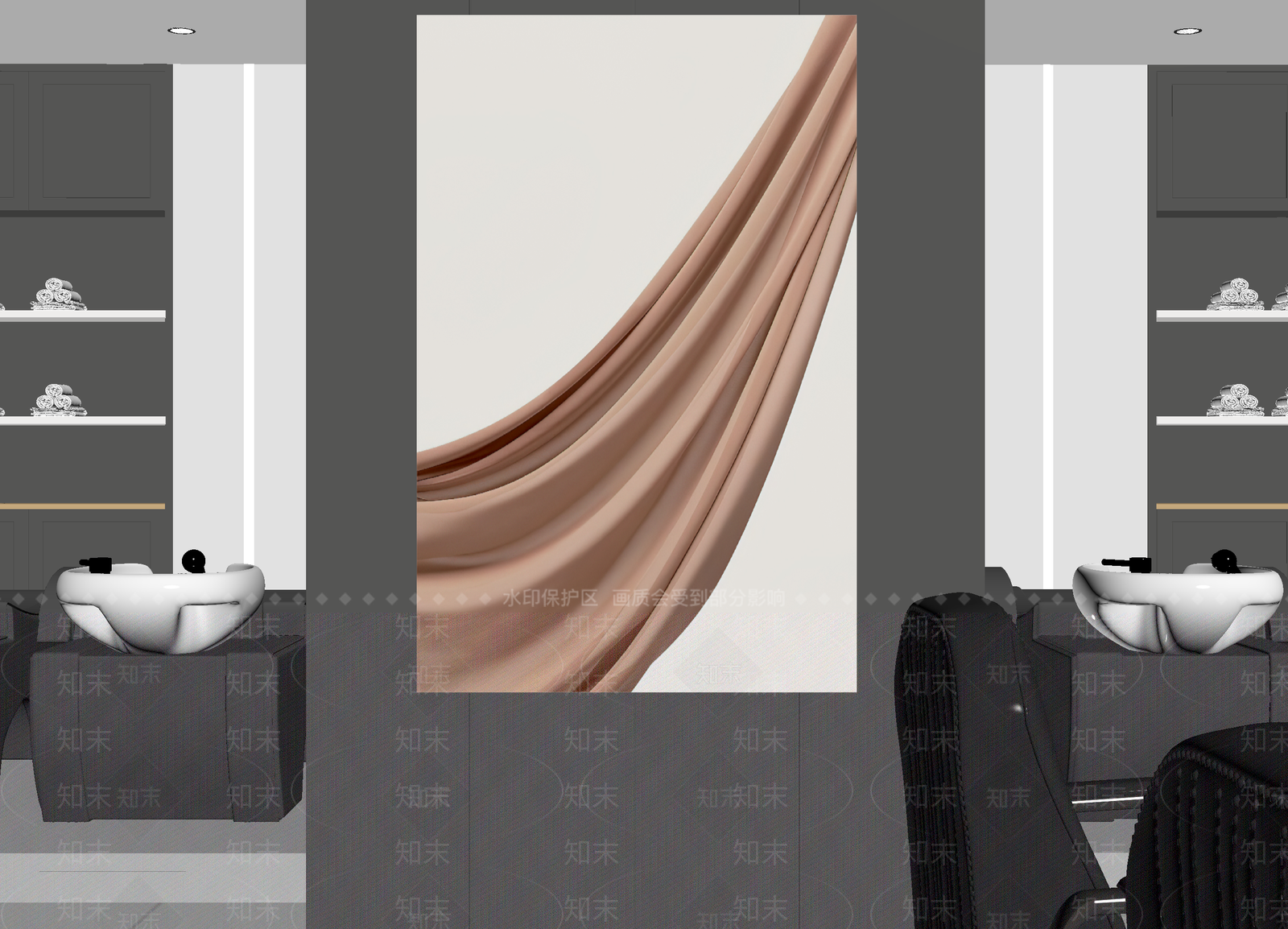 美容院3D模型下载【ID:1214027752】