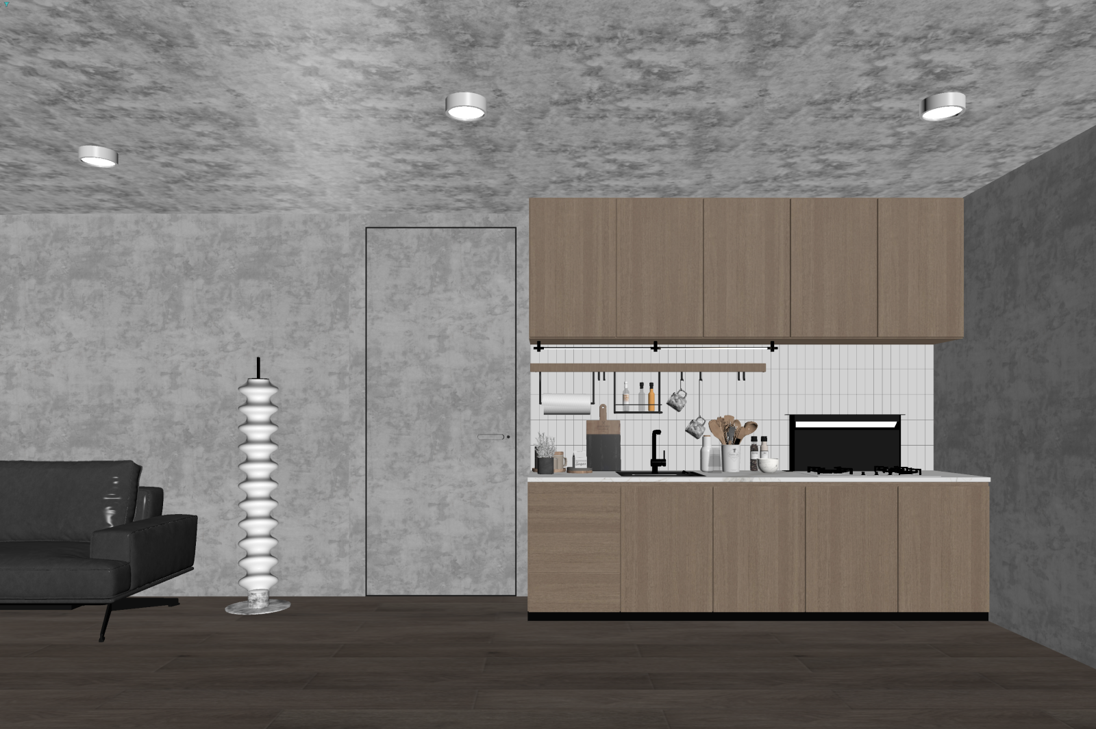 现代客餐厅3D模型下载【ID:1221678450】